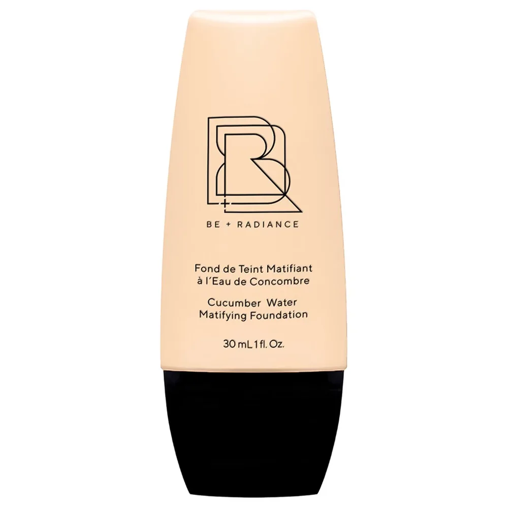 Тональный крем BE + Radiance Cucumber Water Matifying Foundation, оттенок 08 - VERY LIGHT NEUTRAL. SALE