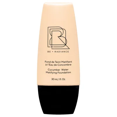 Тональный крем BE + Radiance Cucumber Water Matifying Foundation, оттенок 08 - VERY LIGHT NEUTRAL. SALE