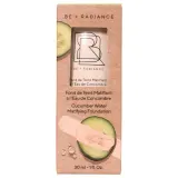 Тональный крем BE + Radiance Cucumber Water Matifying Foundation, оттенок 08 - VERY LIGHT NEUTRAL. SALE — фото 4