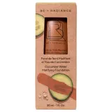 Тональный крем BE + Radiance Cucumber Water Matifying Foundation, оттенок 60 - DEEP / WARM. SALE — фото 3