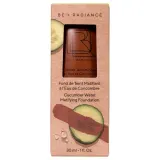 Тональный крем BE + Radiance Cucumber Water Matifying Foundation, оттенок 70 - VERY DEEP / WARM. SALE — фото 5