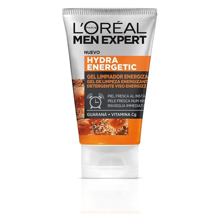 L'Oreal Men Expert Hydra Energetic гель для умывания лица с гуараной и витамином C, 100 мл