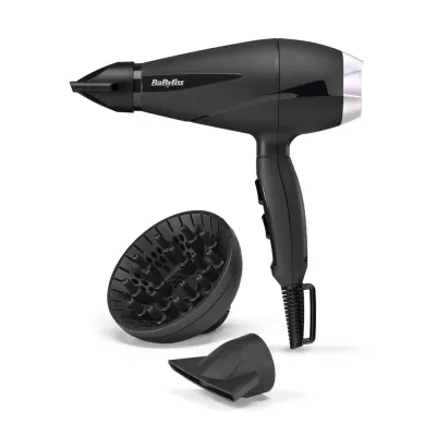 BaByliss Turbo Pro 2100 фен для волос 2100 Вт с ионизацией и диффузором, 1 шт