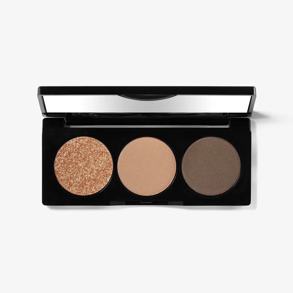 Тени для век: Cien do powiek Bobbi Brown Essential Eye Shadow Trios, оттенок 01 - GOLDEN HOUR