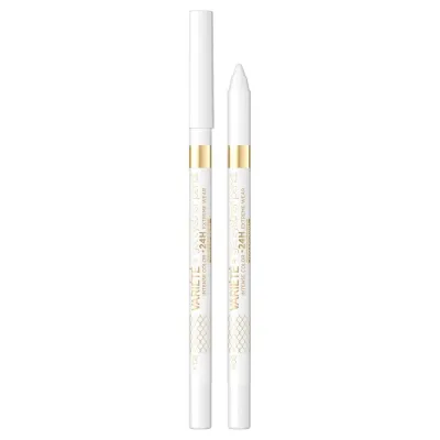 Eveline Cosmetics Variete карандаш для глаз гелевый водостойкий, 1 шт, оттенок NO 08 - WHITE
