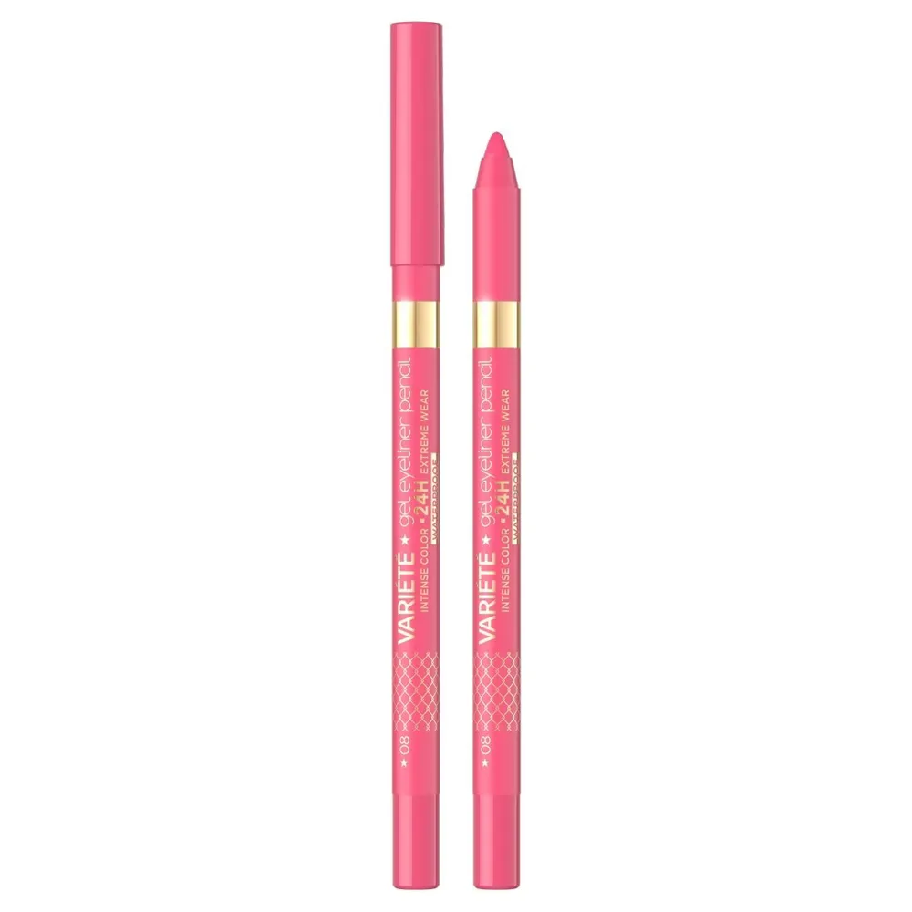 Eveline Cosmetics Variete карандаш для глаз гелевый водостойкий, 1 шт, оттенок NO 09 - PINK