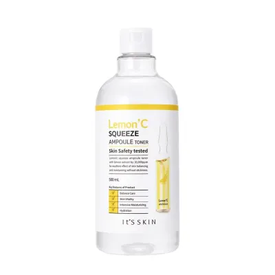 ItS SKIN Lemon C Squeeze Ampoule Toner, 500 мл