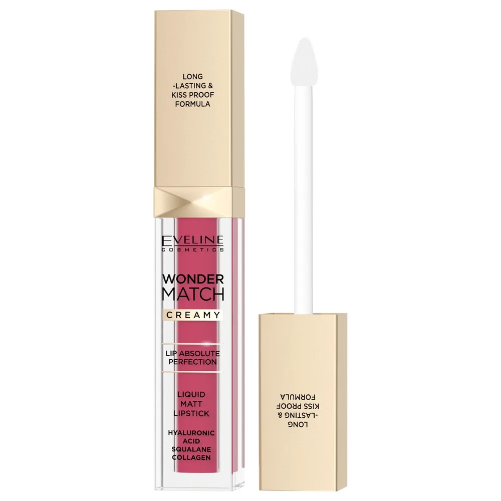 Eveline Cosmetics Wonder Match Жидкая помада для губ матовая, 6,8 мл, оттенок undefined. SALE (1204277)