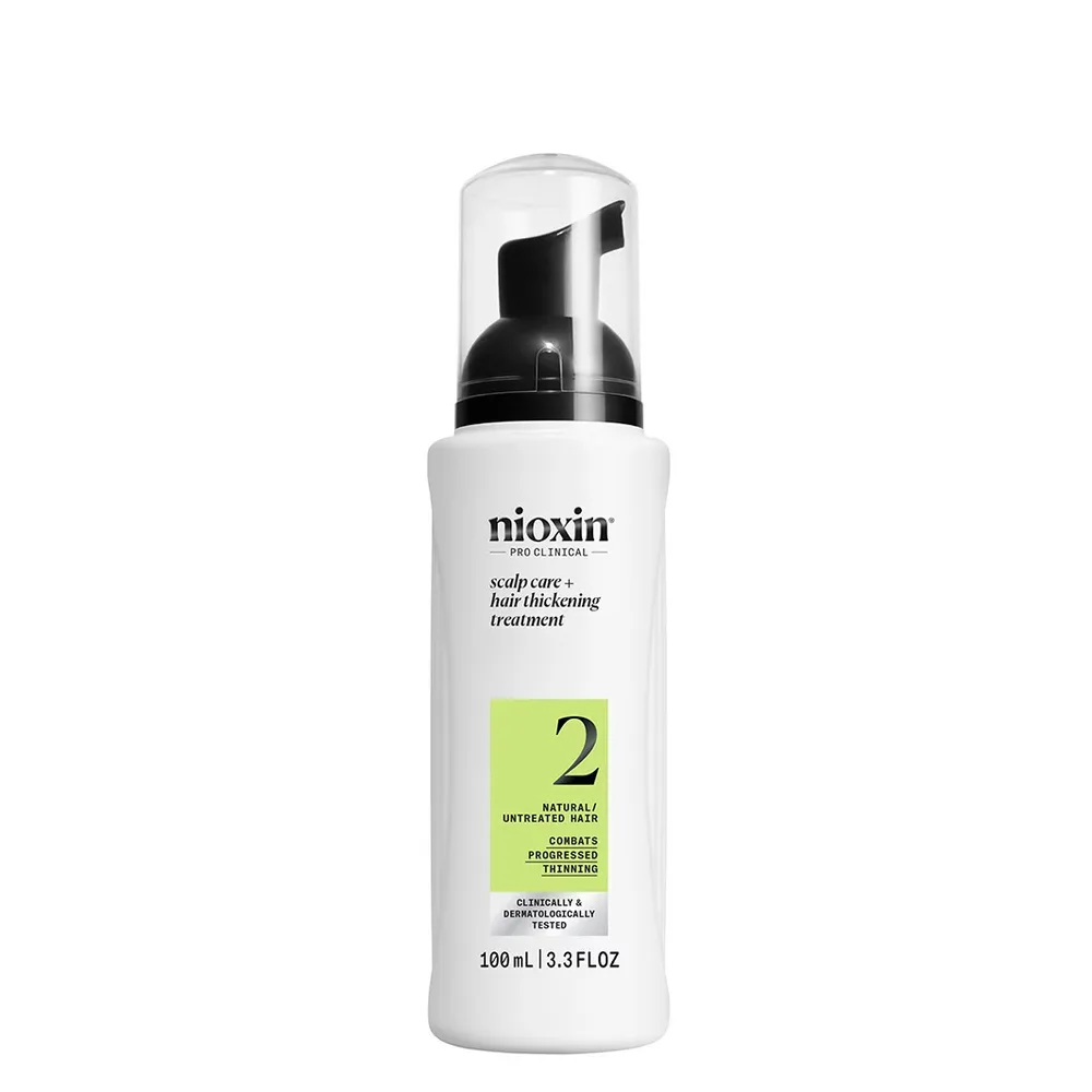 Nioxin System 2 leave-in scalp treatment for natural hair, light thinning, 100 мл
