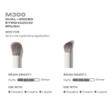 Morphe M300 Dual-Ended Eye Brush двусторонняя кисть для теней, 1 шт — фото 4