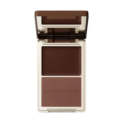 Morphe Cheek Thrills Bronze and Tone Бронзер-дуо для контурирования лица, 10,8 г, оттенок RIO CARNIVAL