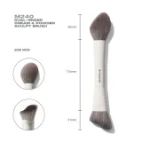 Кисть для румян Morphe M240 DUAL-ENDED SCULPT BRUSH, 1 шт — фото 3