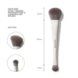 Morphe M100 Dual-Ended Face Brush двусторонняя кисть для тонального крема и консилера, 1 шт — фото 2