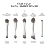 Кисть для румян Morphe M200 DUAL-ENDED BLUSH BRUSH, 1 шт — фото 5