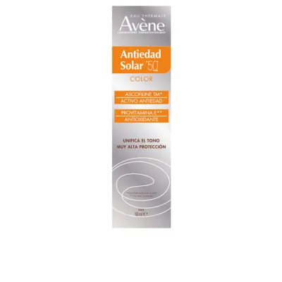 Солнцезащитный крем Avène SOLAIRE HAUTE PROTECTION kolor przeciwstarzeniowy SPF50+, 50 мл