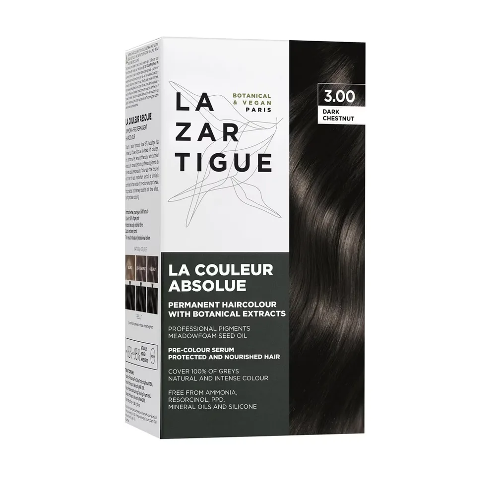 Lazartigue Краска для волос, 60 мл, оттенок 3.00 - DARK CHESTNUT