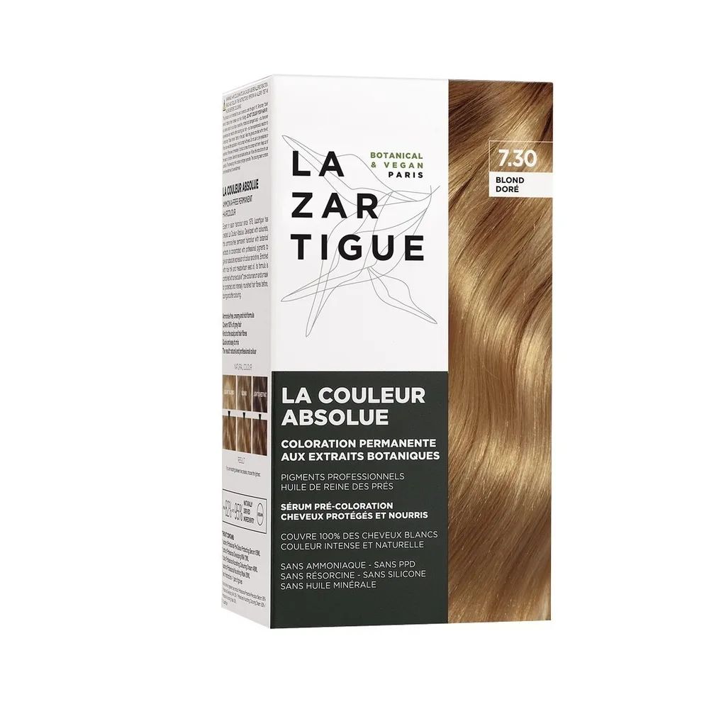 Lazartigue Краска для волос, 60 мл, оттенок 7..30 - GOLDEN BLOND