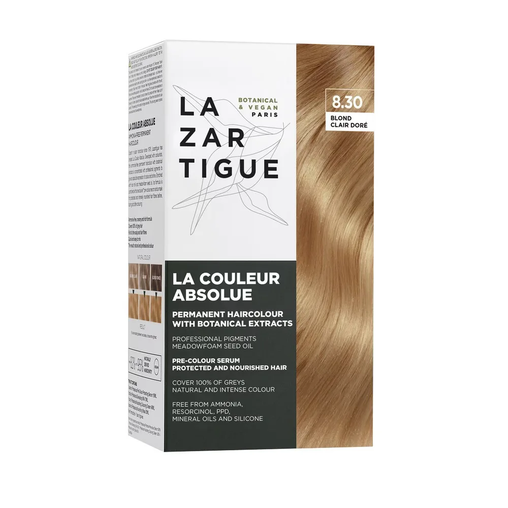 Lazartigue Краска для волос, 60 мл, оттенок 8..30 - LIGHT GOLDEN BLOND