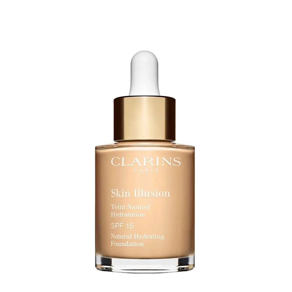 Тональный крем Clarins Podklad Skin Illusion SPF 15, оттенок 101 - LINNEN