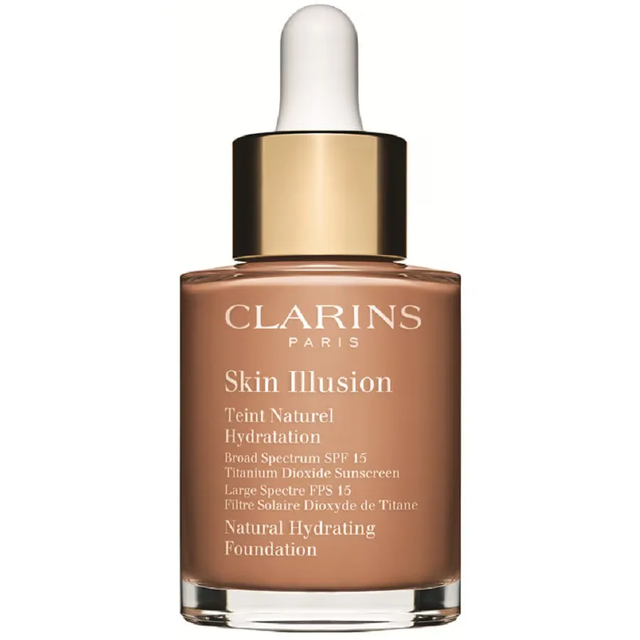 Тональный крем Clarins Podklad Skin Illusion SPF 15, оттенок 112.3 - SANDALWOOD