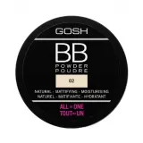 GOSH COPENHAGEN BB Пудра компактная прессованная для лица, оттенок 02 Sand - Travel Size — фото 1