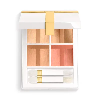 TOM FORD Eye Color Quad Lumiere Тени для век, палетка 4 оттенка, 7,2 г, оттенок PEACH DAWN