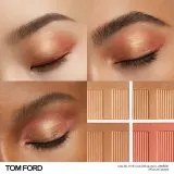 TOM FORD Eye Color Quad Lumiere Тени для век, палетка 4 оттенка, 7,2 г, оттенок PEACH DAWN — фото 3