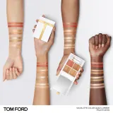 TOM FORD Eye Color Quad Lumiere Тени для век, палетка 4 оттенка, 7,2 г, оттенок PEACH DAWN — фото 4