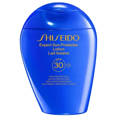 Солнцезащитный крем Shiseido Blue Expert Sun Protector Lotion SPF30, 300 мл