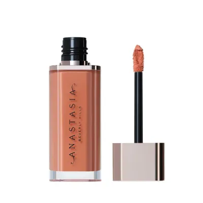 Anastasia Beverly Hills Lip Velvet Жидкая помада для губ бархатно-матовая, 3,5 г, оттенок PEACH AMBER. SALE