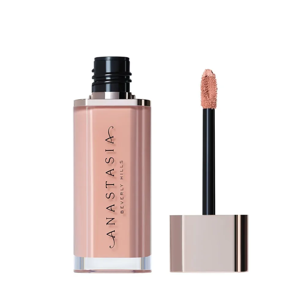 Anastasia Beverly Hills Lip Velvet Жидкая помада для губ бархатно-матовая, 3,5 г, оттенок PEACHY NUDE. SALE