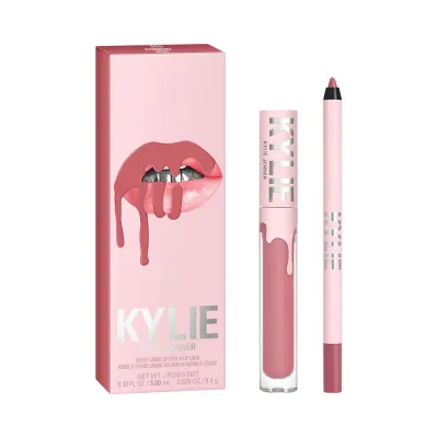 Kylie Cosmetics Velvet Lip Kit набор для губ: жидкая помада и карандаш, оттенок 305 - HARMONY