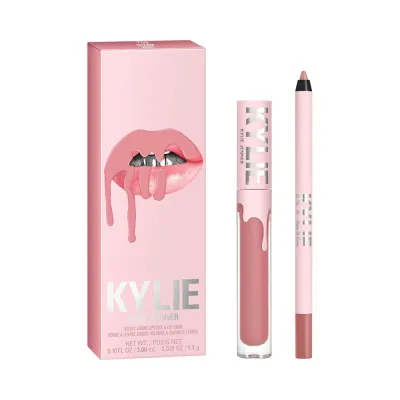 Kylie Cosmetics Velvet Lip Kit набор для губ: жидкая помада и карандаш, оттенок 705 Charm