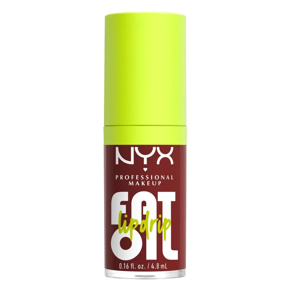 NYX Professional Makeup Fat Oil Lip Drip Масло-блеск для губ, 4,8 мл, оттенок 14 - INSIDE SCOOP