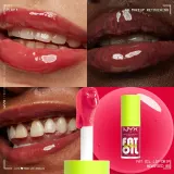 NYX Professional Makeup Fat Oil Lip Drip Масло-блеск для губ, 4,8 мл, оттенок NEWSFEED — фото 3