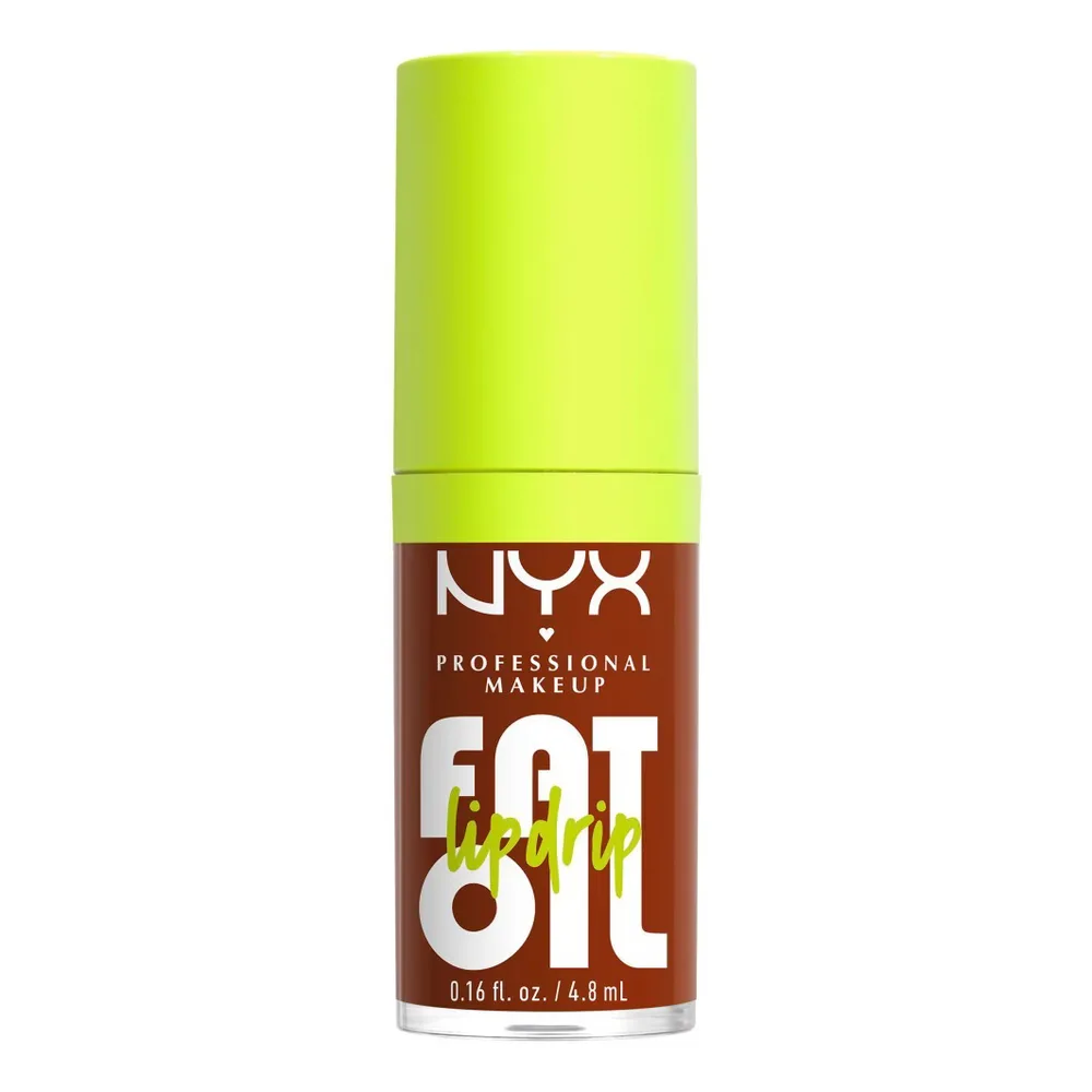 NYX Professional Makeup Fat Oil Lip Drip Масло-блеск для губ, 4,8 мл, оттенок SCROLLIN