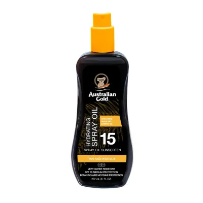 Australian Gold Carrot Intensifier Масло для загара в спрее SPF 15, 237 мл