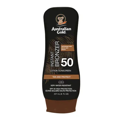 Australian Gold лосьон для загара с бронзатором SPF 50, 237 мл