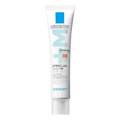 La Roche-Posay Effaclar DUO+M Unifiant тонирующий крем для лица, 40 мл, оттенок Medium