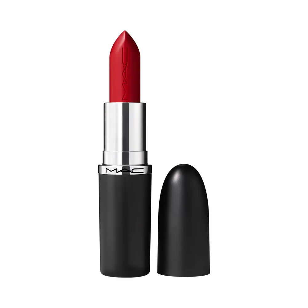 MAC MACximal сатиновая помада для губ, 3,5 г, оттенок BRAVE RED