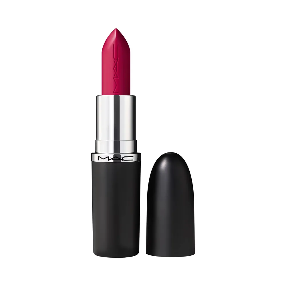 MAC MACximal сатиновая помада для губ, 3,5 г, оттенок MARASCHINO, MUCH?
