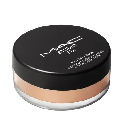 MAC Studio Fix Pro Set + Blur Weightless Loose Powder Пудра рассыпчатая, 6,5 г, оттенок MEDIUM DEEP