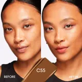 MAC Fix Fluid SPF 15 24HR Matte Foundation + Oil Control Тональный крем матирующий, оттенок C55 — фото 3