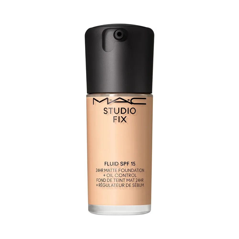 MAC Fix Fluid SPF 15 24HR Matte Foundation + Oil Control Тональный крем матирующий, оттенок NC16