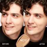 MAC Fix Fluid SPF 15 24HR Matte Foundation + Oil Control Тональный крем матирующий, оттенок NC17 — фото 2