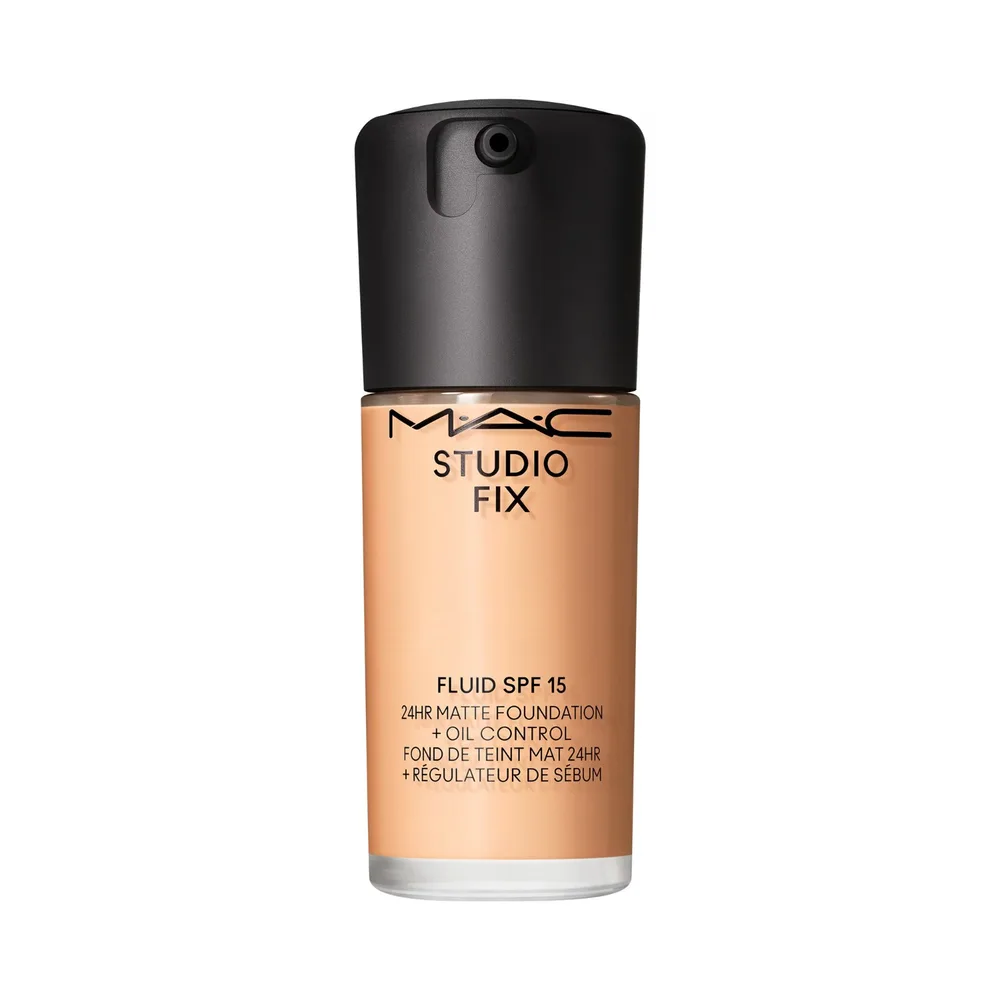 MAC Fix Fluid SPF 15 24HR Matte Foundation + Oil Control Тональный крем матирующий, оттенок NC18