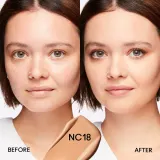MAC Fix Fluid SPF 15 24HR Matte Foundation + Oil Control Тональный крем матирующий, оттенок NC18 — фото 5