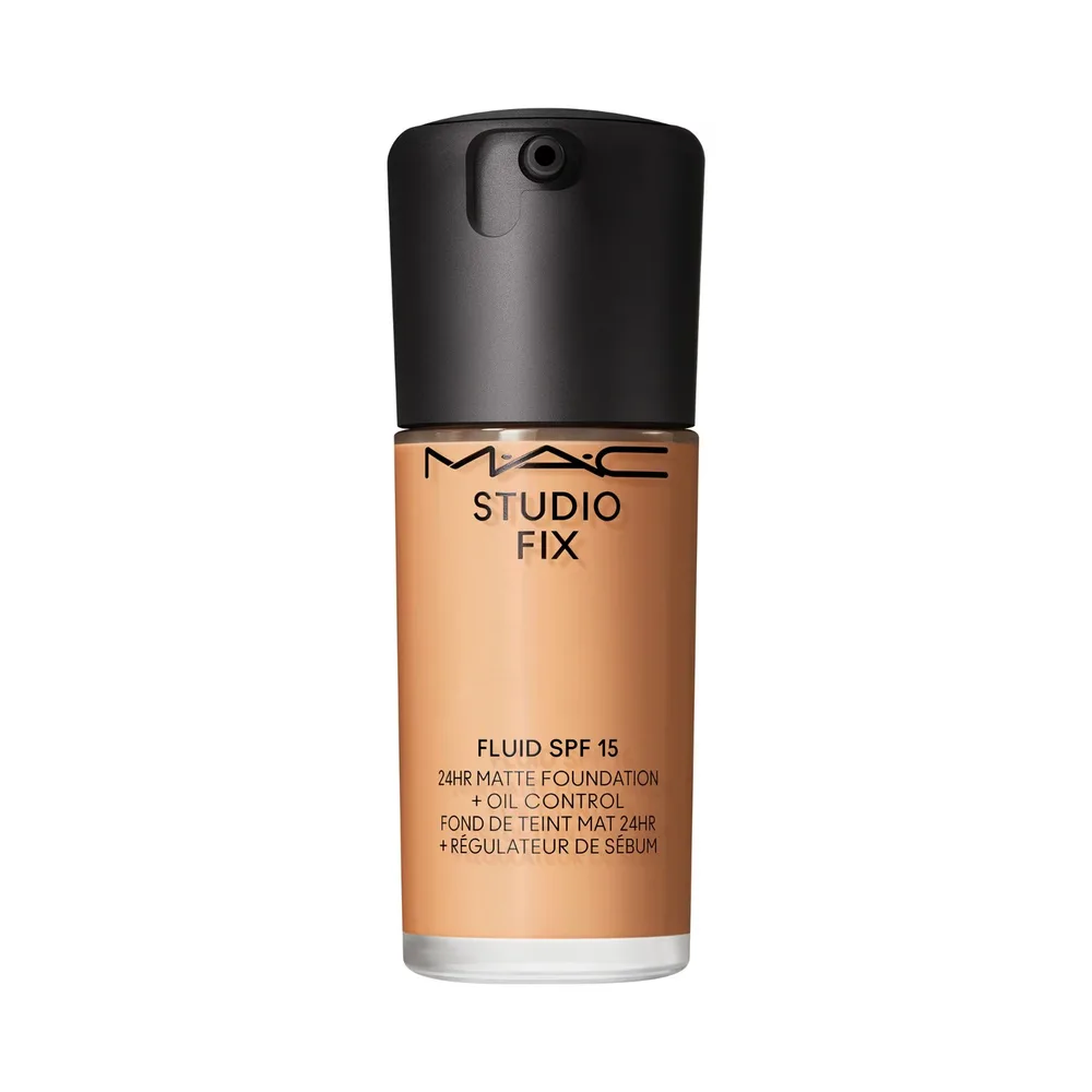 MAC Fix Fluid SPF 15 24HR Matte Foundation + Oil Control Тональный крем матирующий, оттенок NC40