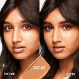 MAC Fix Fluid SPF 15 24HR Matte Foundation + Oil Control Тональный крем матирующий, оттенок NC42 — фото 5