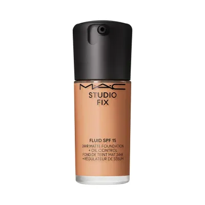 MAC Fix Fluid SPF 15 24HR Matte Foundation + Oil Control Тональный крем матирующий, оттенок NC44